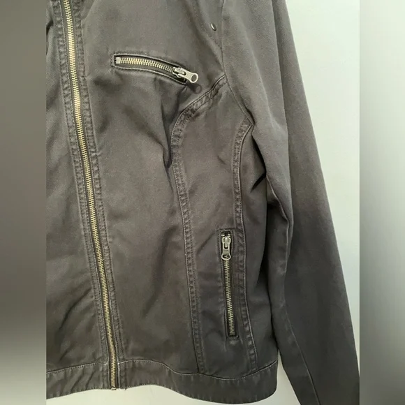 Ruff Hewn Medium Gray Jacket VGUC Sz XL - Picture 8 of 12